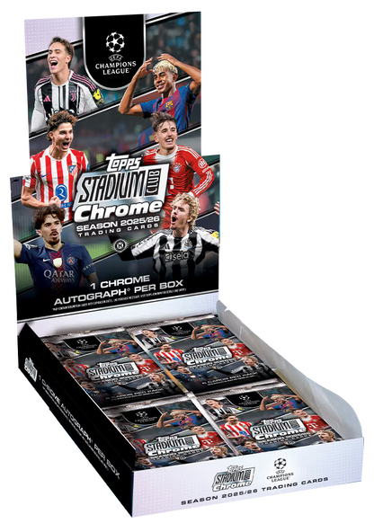 2026 Topps Stadium Club Chrome Hobby Box Casebreak PYT #24 – Trading Cards Livebreak bei PUSHDICH TCG