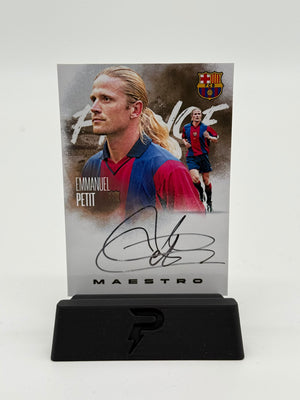 2025 Futera Maestro Emmanuel Petit Auto 02/06