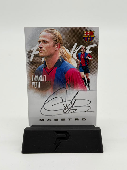 2025 Futera Maestro Emmanuel Petit Auto 02/06