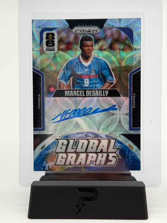 2026 Panini Prizm World Cup Marcel Desailly Global Graphs Auto