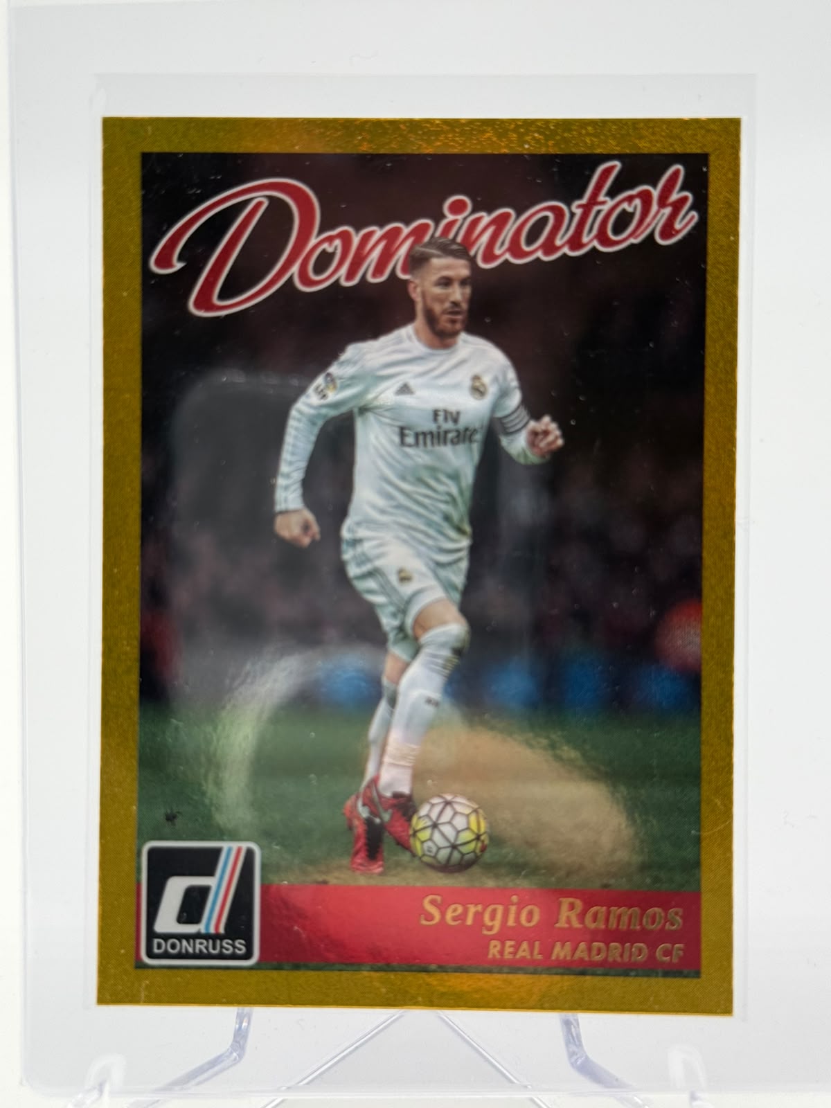 2016-17 Panini Donruss Sergio Ramos Dominators Gold