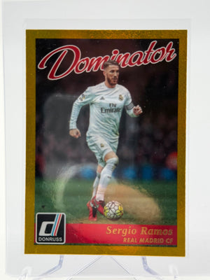 2016-17 Panini Donruss Sergio Ramos Dominators Gold