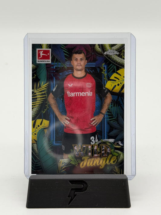 2025 Topps Bundesliga Chrome Granit Xhaka Wild Jungle