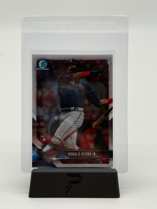 2018 Topps Chrome Bowman Baseball Ronald Acuna JR RC