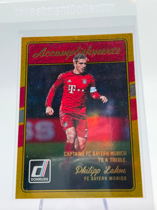 2016-17 Panini Donruss Philipp Lahm Accomplishments Gold