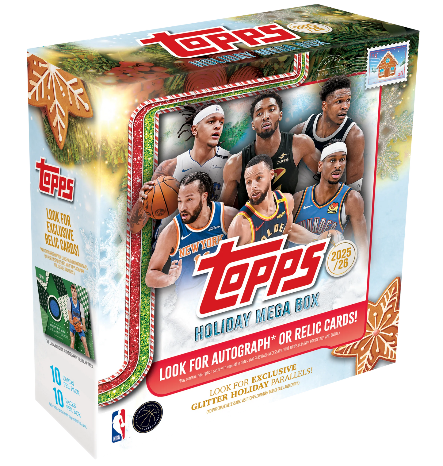 2025-26 Topps Holiday Basketball Mega Box (LIVEBREAK)