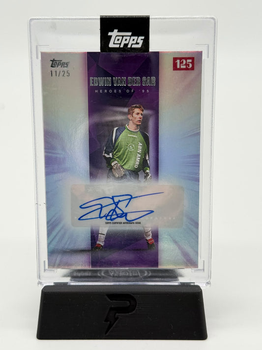 2025 Topps Heroes of 95 Edwin van der Sar Auto 11/25