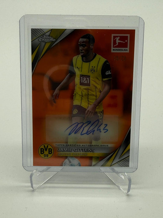 2025 Topps Chrome Bundesliga Jamie Gittens Auto 19/25