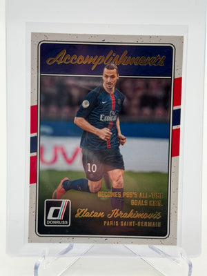 2016-17 Panini Donruss Zlatan Ibrahimovic Accomplishments