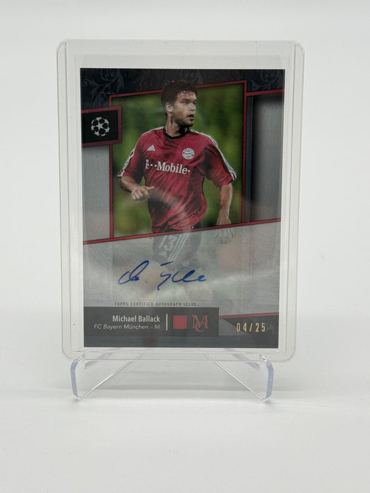 2024-25 Topps Museum Collection Michael Ballack Archival Auto 04/25