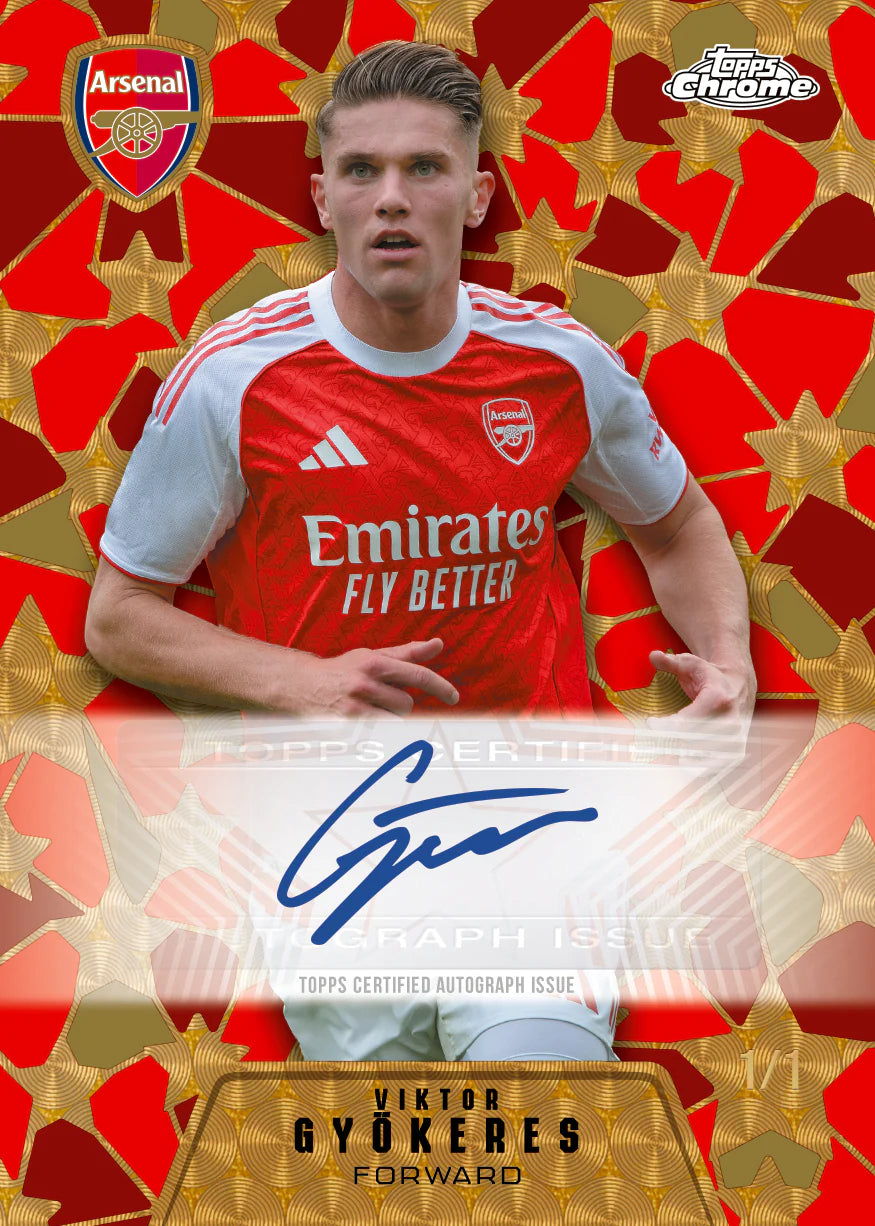 2025-26 Topps Chrome Arsenal Deck Box (SEALED)