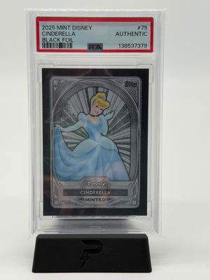 2025 Mint Disney Cinderella Black Foil 06/10 PSA Authentic