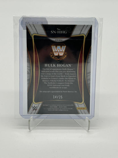 2022 Panini Select WWE Hulk Hogan Auto /25