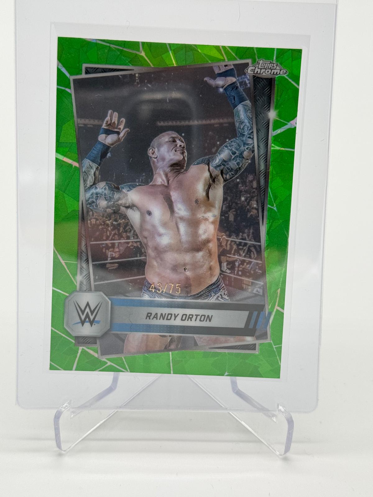 2025 Topps Chrome WWE Sapphire Randy Orton /75