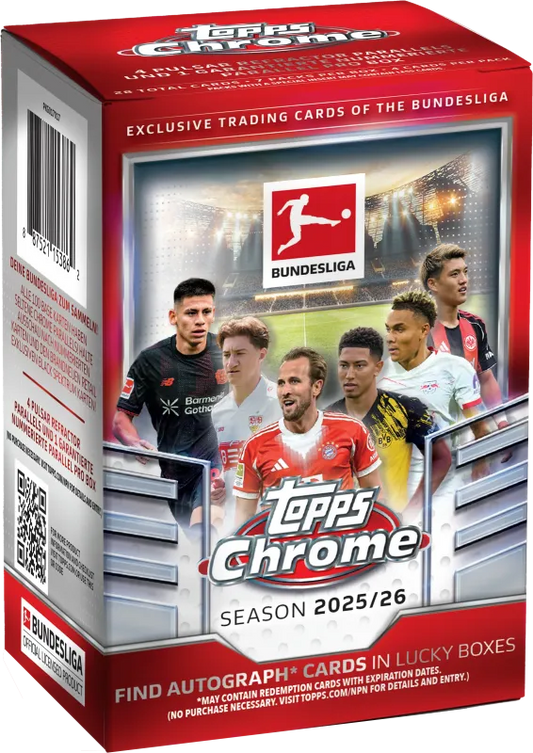 2025-26 Topps Chrome Bundesliga Blaster Box (SEALED)