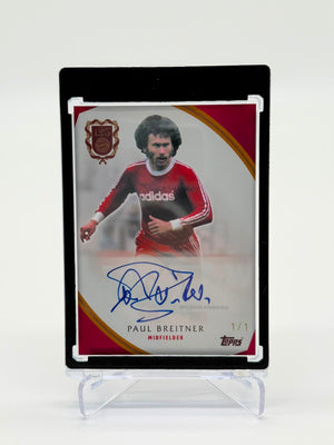 2024/25 Topps FC Bayern 125 Jahre Paul Breitner Auto 1/1