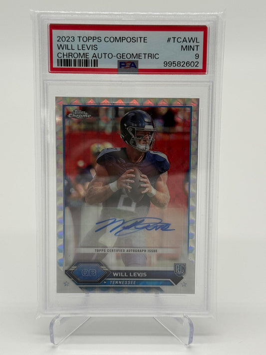 2023 Topps Composite Will Levis Auto Geometric PSA 9