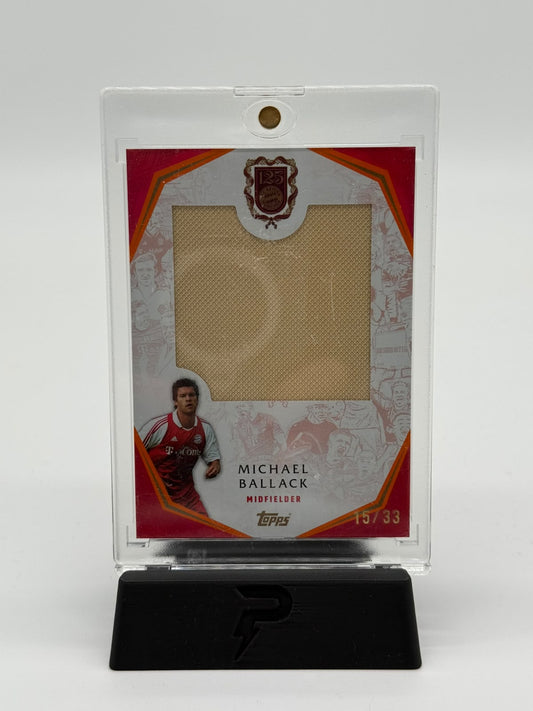 2025 Topps 125 Jahre Fc Bayern Michael Ballack Relic 15/33
