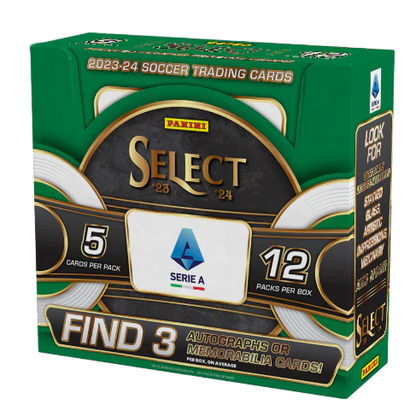 2023-24 PANINI SELECT SERIE A Soccer Hobby Box (SEALED)