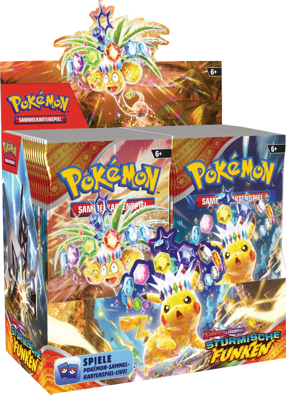 Pokémon Karmesin & Purpur Stürmische Funken Booster Display DE (SEALED)
