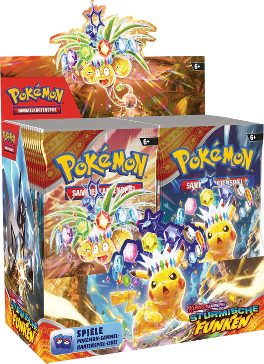 Pokémon Karmesin & Purpur Stürmische Funken Booster Display DE (SEALED)