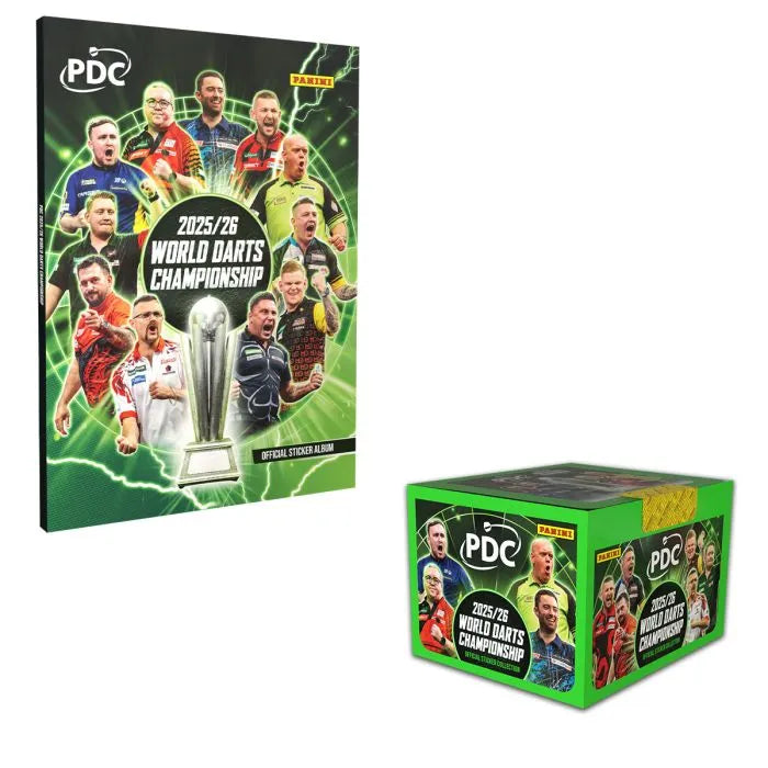 2025/26 Panini PDC World Darts Championship Hardcover Box-Bundle (SEALED) PRE-ORDER