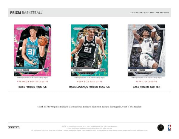 2024-25 Panini PRIZM Basketball Mega Box (SEALED)