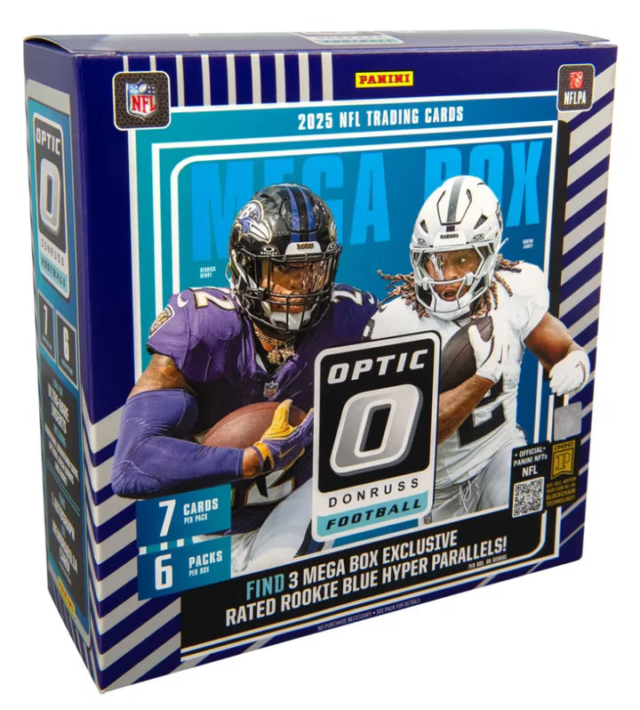 2025 Panini Donruss Optic Football Mega Box (SEALED)
