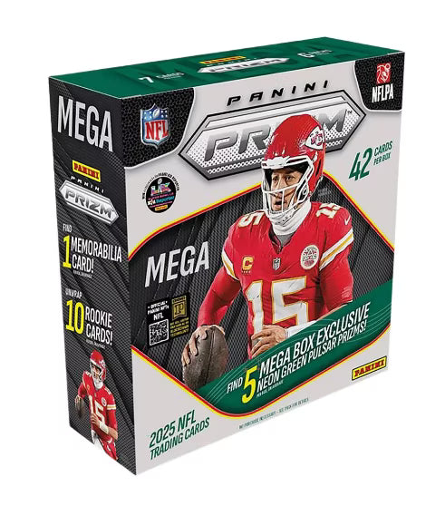 2025 Panini Prizm Football Mega Box (SEALED)