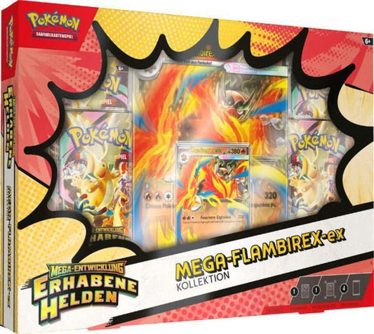 Pokémon Erhabene Helden Mega-Flambirex-ex Kollektion DE (SEALED)