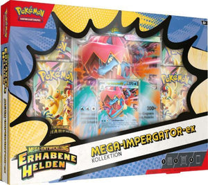 Pokémon Erhabene Helden Mega-Impergator-ex Kollektion DE (SEALED)