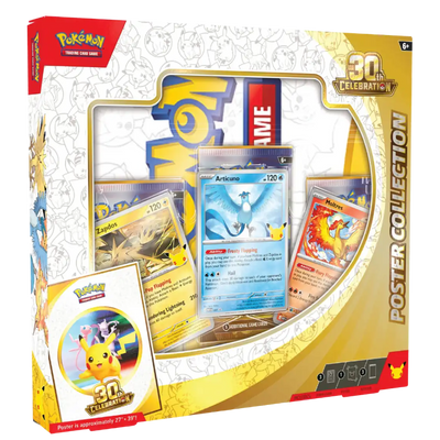 Pokémon 30th Anniversary Poster Kollektion English