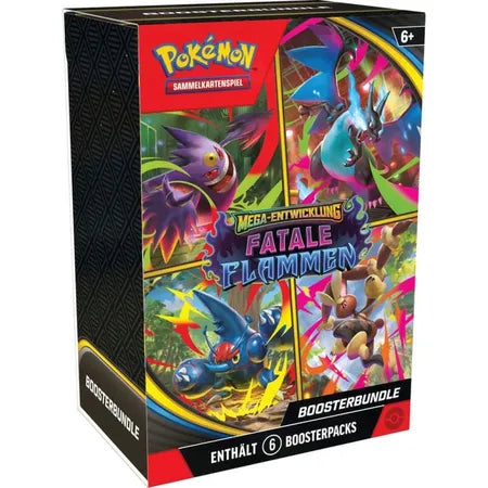 Pokémon Mega-Entwicklung Fatale Flammen Booster Bundle DE (SEALED)