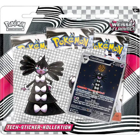 Pokémon KP 10.5 Weisse Flammen Tech-Sticker-Kollektion (SEALED)