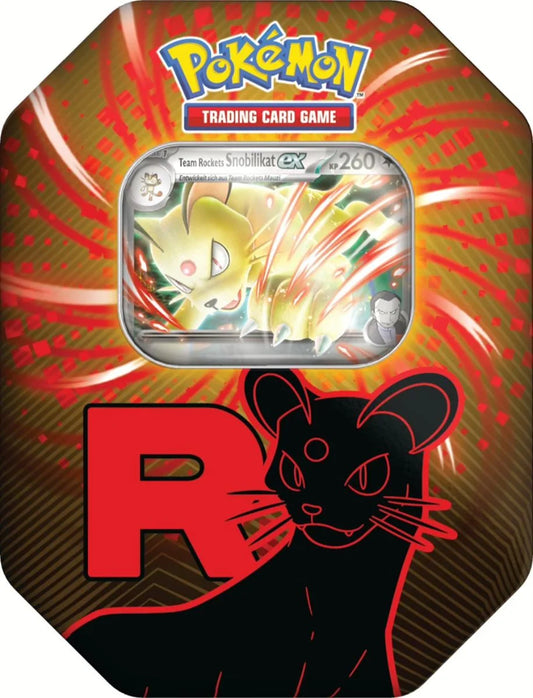 Pokémon Team Rockets Snobilikat ex Tin DE (SEALED)