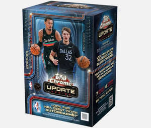 2025-26 Topps NBA Chrome Updates Value Box SEALED