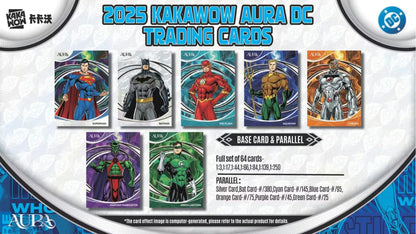 1x EINZELPACK: 2025 Kakawow Aura DC Trading Cards Hobby Box (LIVEBREAK