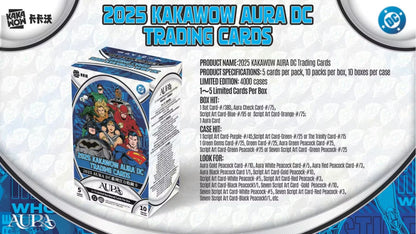 1x EINZELPACK: 2025 Kakawow Aura DC Trading Cards Hobby Box (LIVEBREAK