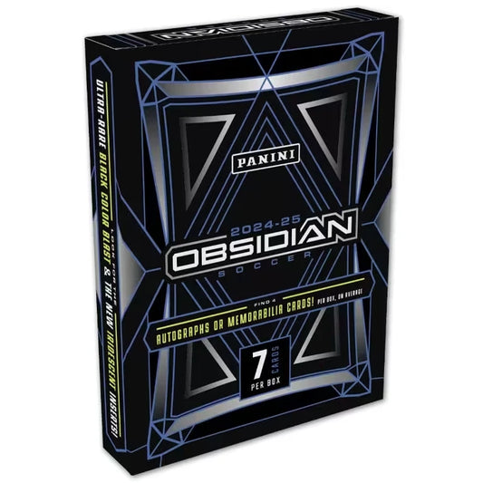 2024-2025 Panini Obsidian Soccer Hobby Box (LIVEBREAK)