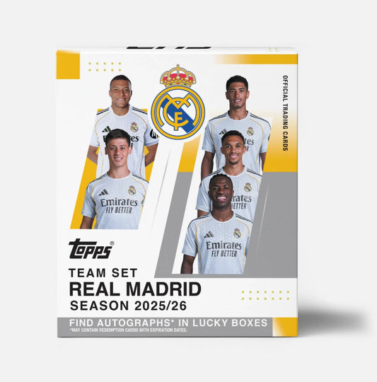 2025-26 Topps Real Madrid Team Set (LIVEBREAK)