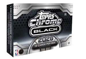 Topps Chrome Black Basketball 2025-26 - Hobby Box