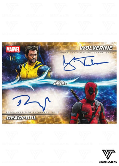 2025 Topps Chrome Marvel Studios Hobby Box (SEALED)