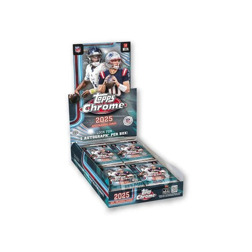 2025 Topps Chrome Football Hobby Box (LIVEBREAK)