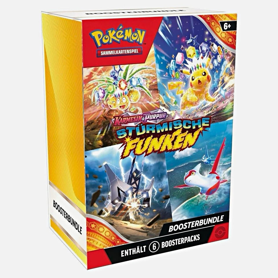 Pokémon Karmesin & Purpur Stürmische Funken Boosterbundle DE