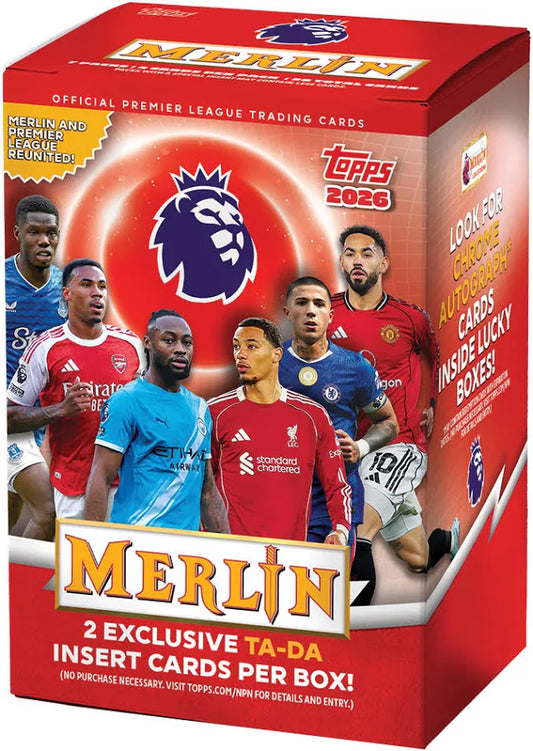 2026 Topps Merlin Premier League Value Box (SEALED)