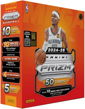 2024-25 Panini PRIZM Basketball Mega Box (SEALED)