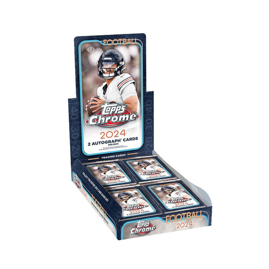 2024 Topps Chrome Football Hobby Box (SEALED)