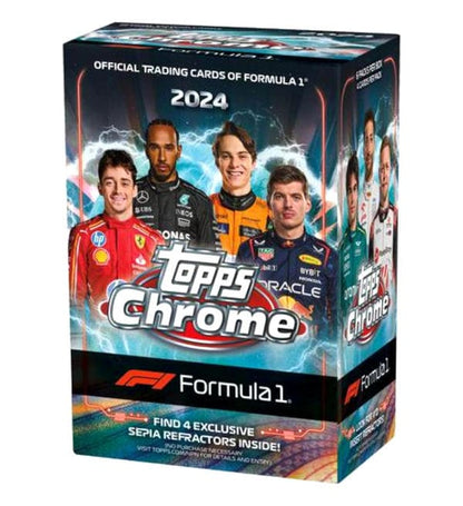 2024 Topps Chrome Formula One Blaster Box (SEALED)