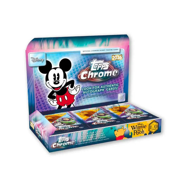 2026 Topps Chrome Disney Hobby Box (SEALED) PRE ORDER