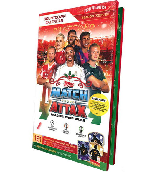 2025-26 Topps UCC Match Attax Countdown Calendar